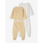 Lot de 2 pyjamas dinosaure bb en interlock terracotta