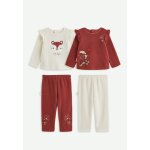 Lot de 2 pyjamas enfant 2 pi�ces en polaire l�a rose