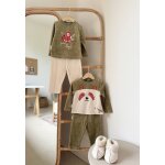 Lot de 2 pyjamas enfant 2 pièces en velours gustin kaki Lot de 2 pyjamas enfant 2 pièces en velours gustin kaki