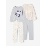 Lot de 2 pyjamas fille beige