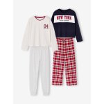 Lot de 2 pyjamas fille marine