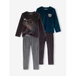 Lot de 2 pyjamas gar�on anthracite
