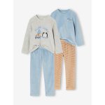 Lot de 2 pyjamas gar�on bleu glacier