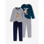 Lot de 2 pyjamas gar�on velours marine