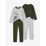 Lot de 2 pyjamas gar�on vert sapin