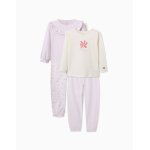 Lot de 2 pyjamas longs en coton avec imprim�s floraux multicolore