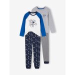 Lot de 2 pyjamas motifs space explorer garon lot bleu / gris chin