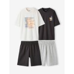 Lot 2 pyjama short surf anthracite