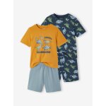 Lot 2 pyjashorts dino bleu nuit