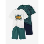 Lot 2 pyjashort jungle vert anglais