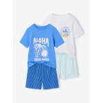 Lot 2 pyjashorts surf bleu