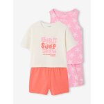 Lot de 2 pyjashorts surf fille rose Lot de 2 pyjashorts surf fille rose