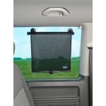 Lot de 2 rideaux pare - soleil de voyage enroulables noir