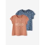 Lot de 2 t - shirts bébé manches courtes vieux rose Lot de 2 t - shirts bébé manches courtes vieux rose