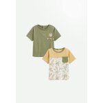 Lot de 2 t - shirts enfant gabin vert
