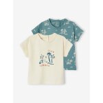 Lot 2 t - shirts manches courtes b�b� �cru