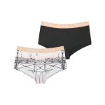 Lot de 2 shortys miss freegun beige / noir