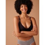 Lot de 2 soutiens - gorge bretelles tresses grossesse et allaitement noir