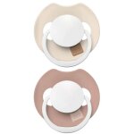 Lot de 2 sucettes b�b� dynamique phosphorescente - prime glow beige