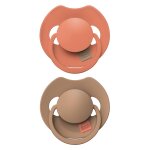 Lot de 2 sucettes dynamique difrax lovi prime taille 3 - plus 18 mois orange