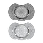 Lot de 2 sucettes dynamique lovi harmony gris