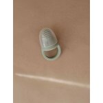 Lot de 2 sucettes grignoteuses - en silicone vert clair uni