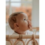 Lot de 2 sucettes - t�tines boh�me, taille 1 de 0 � 6 mois p�che + terracotta