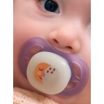 Lot de 2 sucettes ultra start 0 - 2m mauve