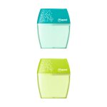 Lot de 2 taille crayons shaker 2 trous vert