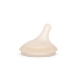 Lot de 2 t�tines pour biberon anti - colique d�bit dense caramel zero. zero sable clair