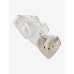 Lot 3 bavoirs bandanas en gaze de coton hygge Lot 3 bavoirs bandanas en gaze de coton hygge