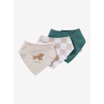 Lot de 3 bavoirs bandana achille