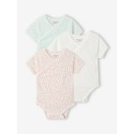 Lot 3 bodies b�b� fille mc rose