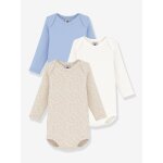 Lot 3 bodies manches longues beige