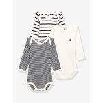 Lot de 3 bodies manches longues lot blanc