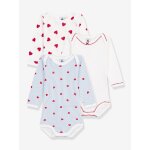 Lot 3 bodies manches longues blanc