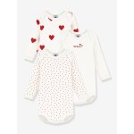 Lot de 3 bodies manches longues lot blanc
