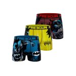 Lot de 3 boxers dc comics jaune / rouge / bleu / noir Lot de 3 boxers dc comics jaune / rouge / bleu / noir