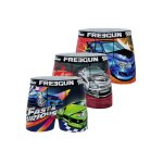 Lot de 3 boxers fast and furious vert / bleu / rouge Lot de 3 boxers fast and furious vert / bleu / rouge
