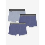 Lot de 3 boxers gar�on ecodim bleu