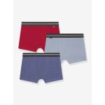 Lot de 3 boxers gar�on ecodim rouge