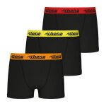 Lot de 3 boxers gar�on ecopack trio choc athena noir