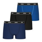 Lot de 3 boxers gar�on my petit prix athena marine - noir - bleu