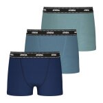 Lot de 3 boxers gar�on my petit prix athena marine - vert