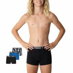 Lot de 3 boxers gar�on trio pop athena noir - bleu imprim�