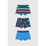 Lot de 3 boxers imprim�s multicolore