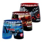 Lot de 3 boxers junior fast & furious bleu / gris / rouge / jaune / noir
