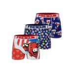 Lot de 3 boxers la vache qui rit rouge / bleu / blanc Lot de 3 boxers la vache qui rit rouge / bleu / blanc
