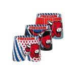 Lot de 3 boxers la vache qui rit rouge / noir / bleu / blanc Lot de 3 boxers la vache qui rit rouge / noir / bleu / blanc
