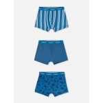 Lot 3 cale�ons imprim�s rayures et croissants multicolore